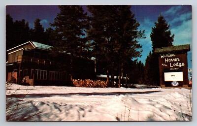 Winter Haven Ski Lodge Winter Park Colorado Vintage Unposted Postcard