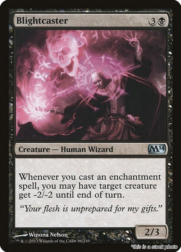 Magic Blightcaster 86 NM Magic 2014 (M14) M14