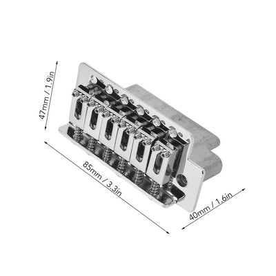 Electric Guitar Tremolo Bridge Retro Metal Wear Resistant 6 String Tremolo S HPT
