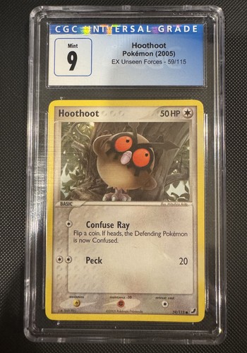 Hoothoot graded CGC 9 for sale on eBay