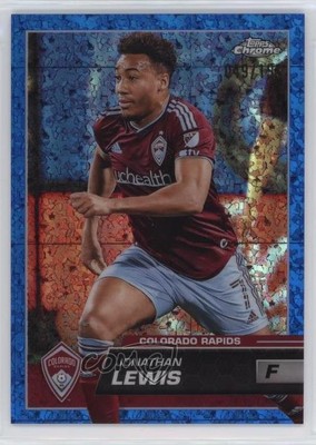 2023 Topps Chrome MLS Blue Mini-Diamond Refractor /199 Jonathan Lewis #70
