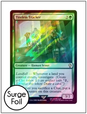 1x Tireless Tracker, Surge Foil, Final Fantasy, Magic MTG NM