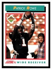 1992 Score Patrick Rowe #476 Cleveland Browns