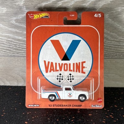 Hot Wheels Premium Valvoline '63 Studebaker Champ Real Riders