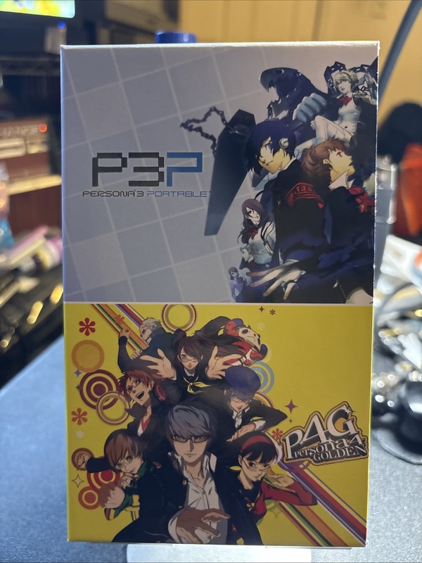 Persona: 3 Portable & Persona: 4 Golden w/ Slipcover (Switch, 2023) Limited Run