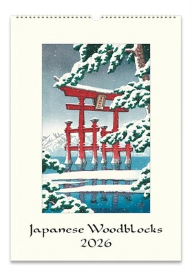 CAVALLINI PAPERS & CO Cavallini - 2026 Wall Calendar - 13 x 19ins - Japanese Woodblocks