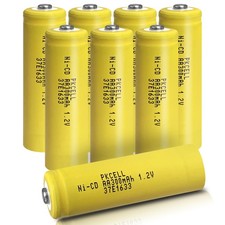 Garden Solar Lights Batteries AA 300mAh 1.2V NICD Rechargeable Battery