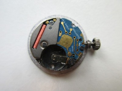 ESA ETA cal. 950.001 Swiss quartz watch movement & dial - running