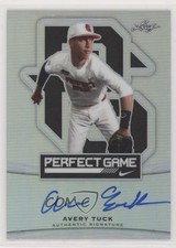 2015 Leaf Metal Draft Perfect Game Metal Avery Tuck #BA-AT2 Auto 01xd