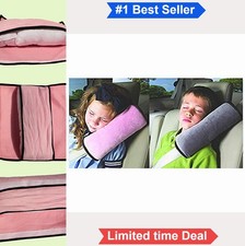 Car Seat Belt Cover 2 Pack Micro Suede Grey Pink Adjustable Shoulder Pad With Car Seat Belt Cover 2 Pack Micro Suede Grey Pink Adjustable Shoulder Pad With