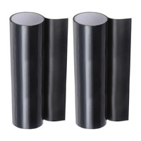 "2Stk Wasserdichtes Dichtungsband 12\"X5\" Leckreparaturband Schwarz"
