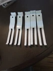 5 Metal white wire shelf corner support bracket Schulte 1430 6675 11 Storage