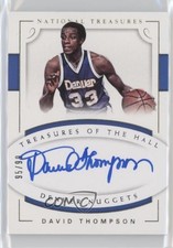 2017-18 Panini National Treasures of the Hall 95/99 David Thompson Auto HOF 9l4