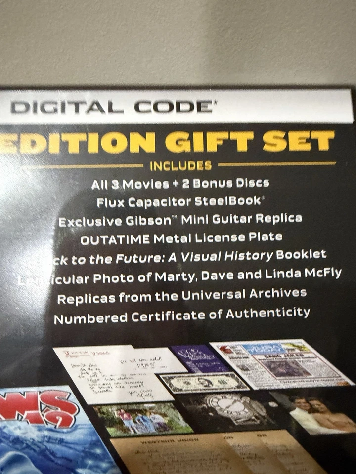 BACK TO THE FUTURE 40TH ANNIVERSARY 4K UHD TRILOGY STEELBOOK GIFT SET NEW! - Image 3 of 3