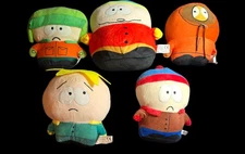 South Park Plush Toys Cartman, Kyle, Butters, Stan, Kenny 8-10 Inches