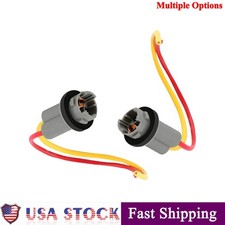 Universal Pigtail Wire Female Socket 194 T10 168 Front Side Marker Light Bulb Universal Pigtail Wire Female Socket 194 T10 168 Front Side Marker Light Bulb