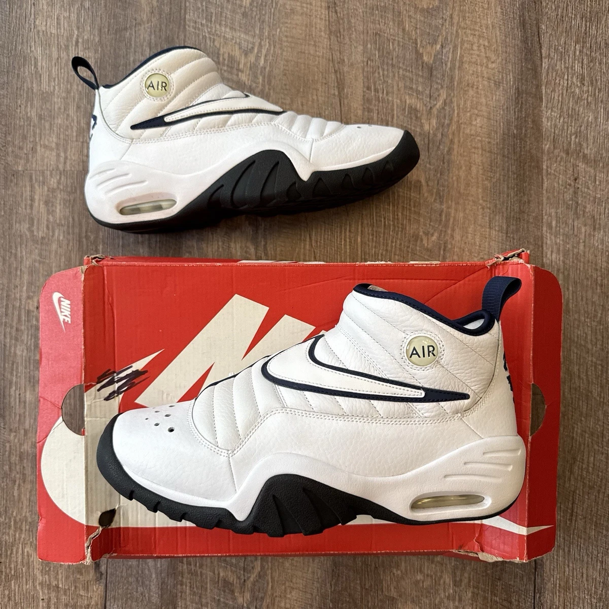 Nike Air Shake Ndestrukt White Navy for Sale | Authenticity
