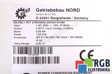 SK550/1 FCT278005500/25F300167086 VECTOR MC NORD - Reconditionné - Garantie
