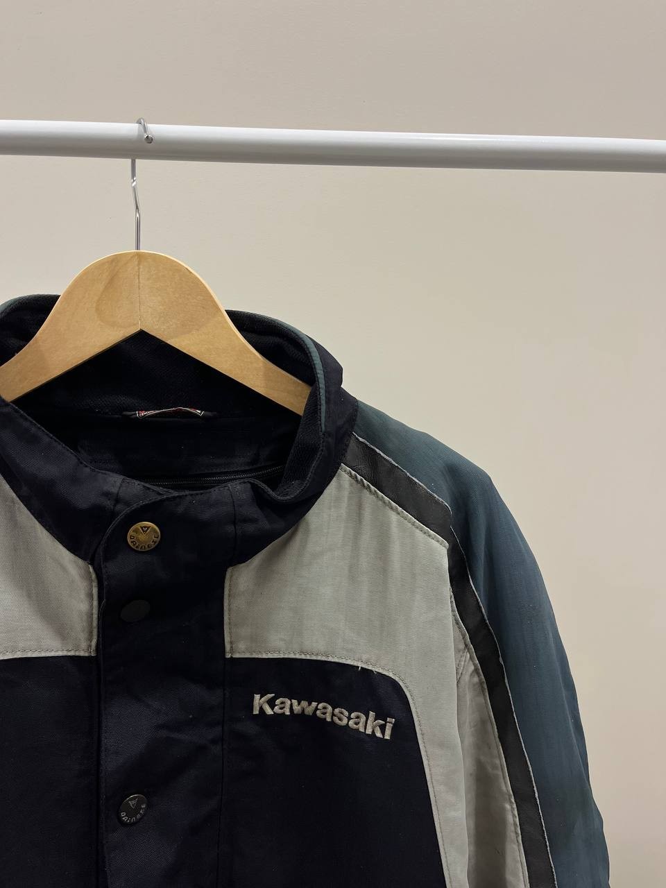 Vintage Kawasaki racing team Moto Jacket 90s Men52 image 2