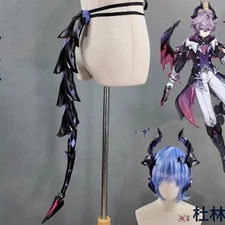 Game Genshin Impact Durin Tail Headwear Horn Hairpin Halloween Cosplay Prop Gift