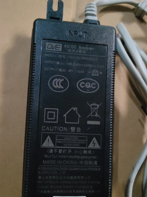 Gve GM130-3600350-D 36V 3.5A 3Hole Netzteil-Ladegerät