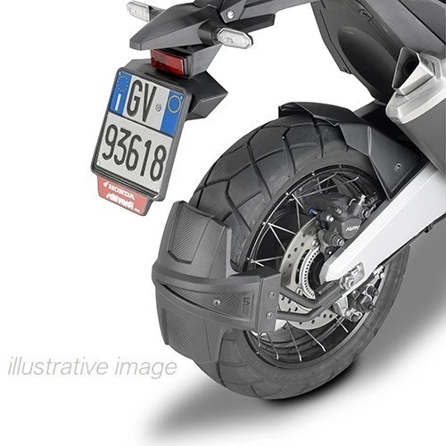 Rear Universal Motorcycle Mudguard in Reinforced Nylon GIVI RM02 Black - Image 2 of 2