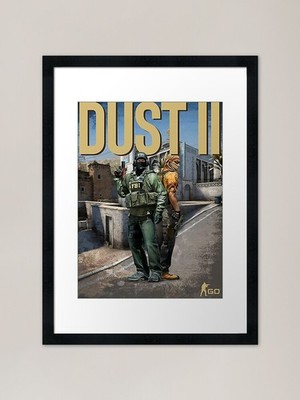 Counter-Strike Global Offensive I F gerahmtes Wandbild Poster Leinwanddruck Bild
