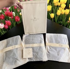 Vtg 3pc Victoria's Secret Fine Hosiery Thigh High Nylon Stockings Black blue ..