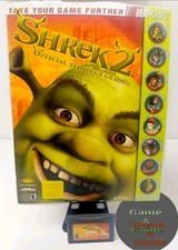 Shrek 2 Game Boy Advance GBA Authentic Game + Official BradyGames Strategy Guide