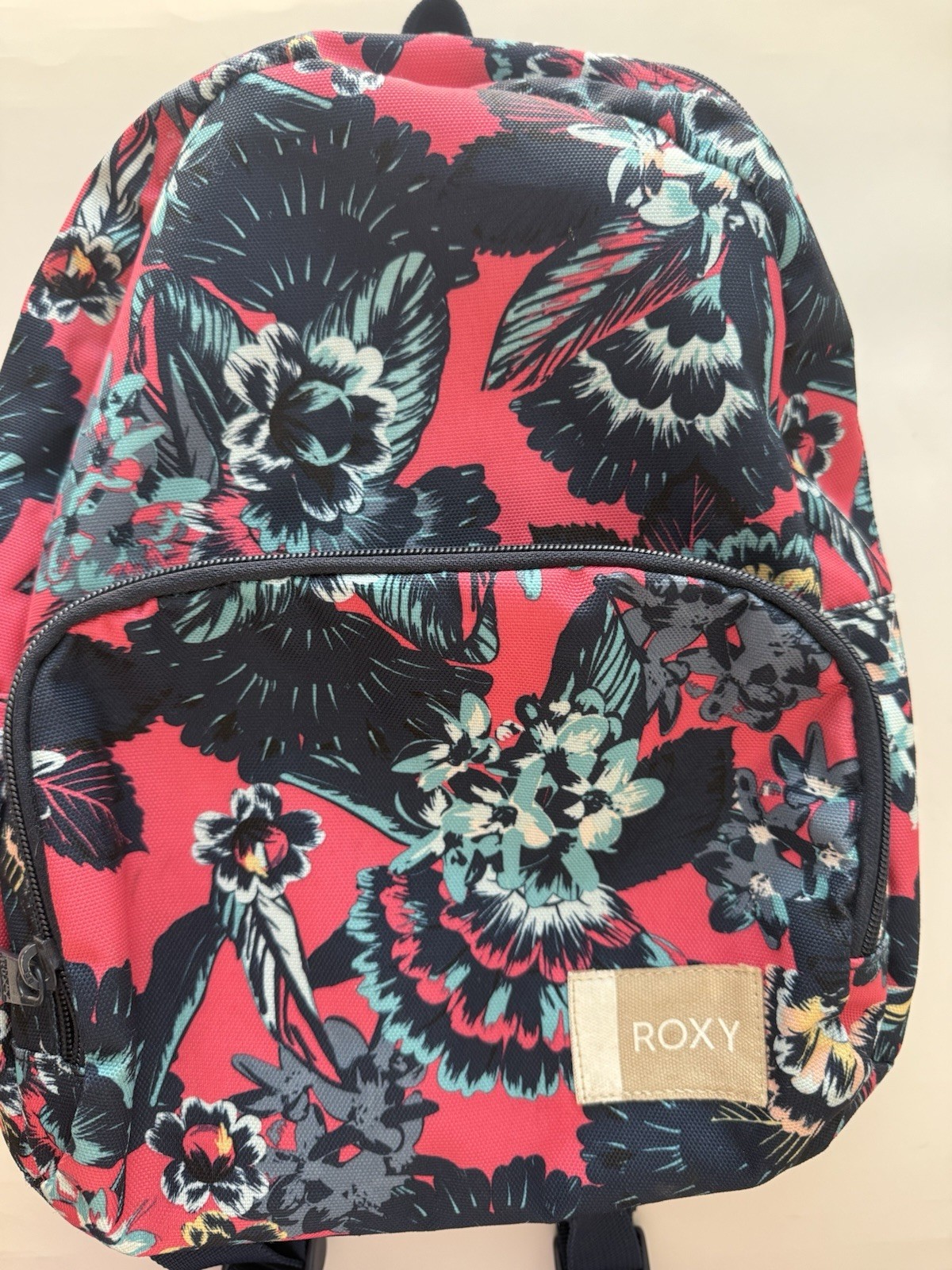 Roxy Mini Backpack, Floral Pattern Hot Pink And N… - image 6