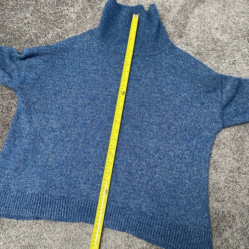 Elk Jumper Womens Size S/M Knit Wool Blend Long Sleeve Turtle Neck Ladies - Picture 8 of 14