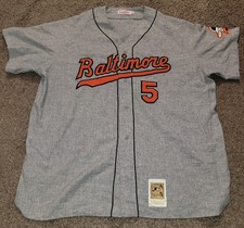 Vintage Mitchell Ness 1966 Baltimore Orioles Brooks Robinson Jersey 4X