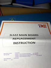TKE SLS22 Mainboard Multilayer PCB 24V Panel Mount 1122593/1122594/5