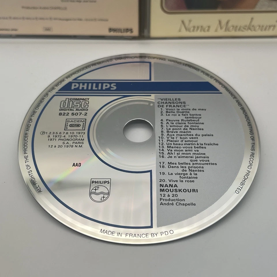 Vieilles Chansons von Nana Mouskouri | CD | Zustand sehr gut🟪📀 - Bild 2 von 3