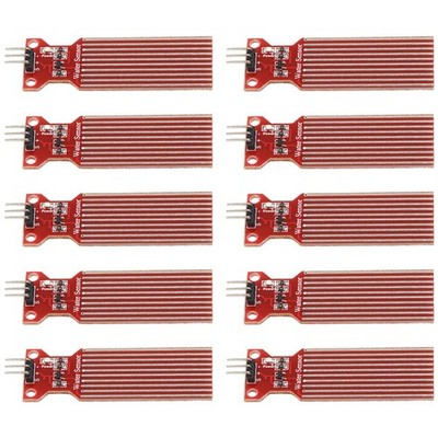 10 Pack DC3V 5V Water Level Sensors for Arduino Analog Water Depth Monitoring