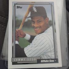 Topps 1992 Sammy Sosa #94 Chicago White Sox Baseball Card.. Wrong Birthdate!!..