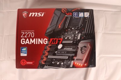MSI Z270 Gaming M7 LGA 1151 ATX Motherboard Intel Z270 DDR4 w/ Box