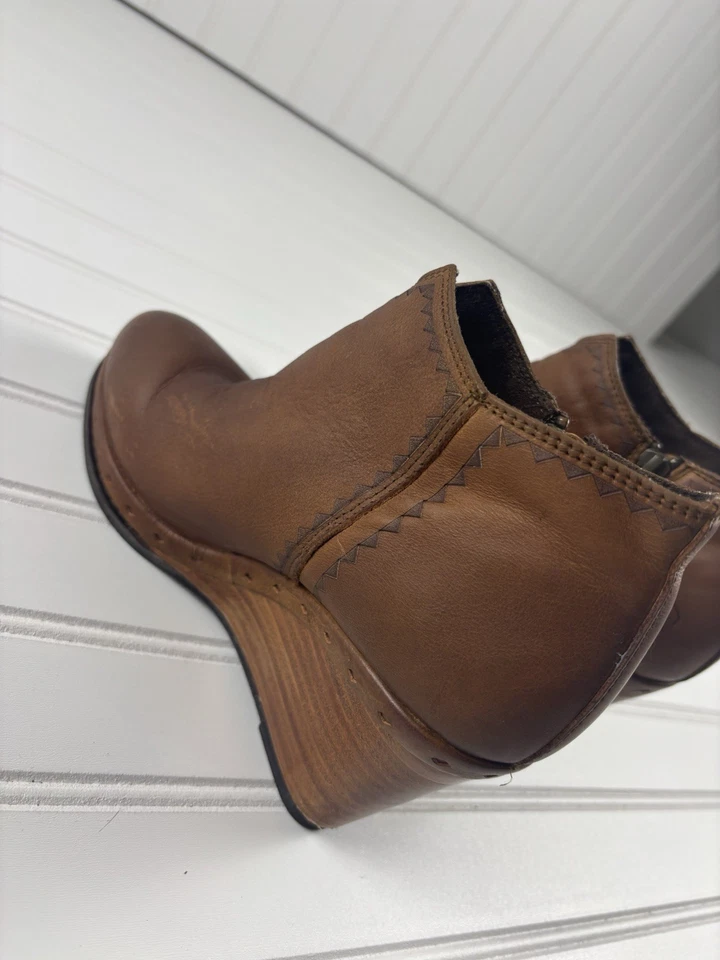 Ariat Graceland Western Botas de Cuero con Cuña Botín para Mujer Talla 5.5 B Borla Cremallera Foto 2 de 4