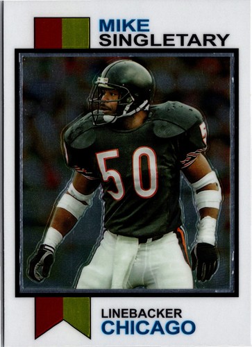 Mike Singletary #1973-5 2023 Topps Composite 1973 Chrome card