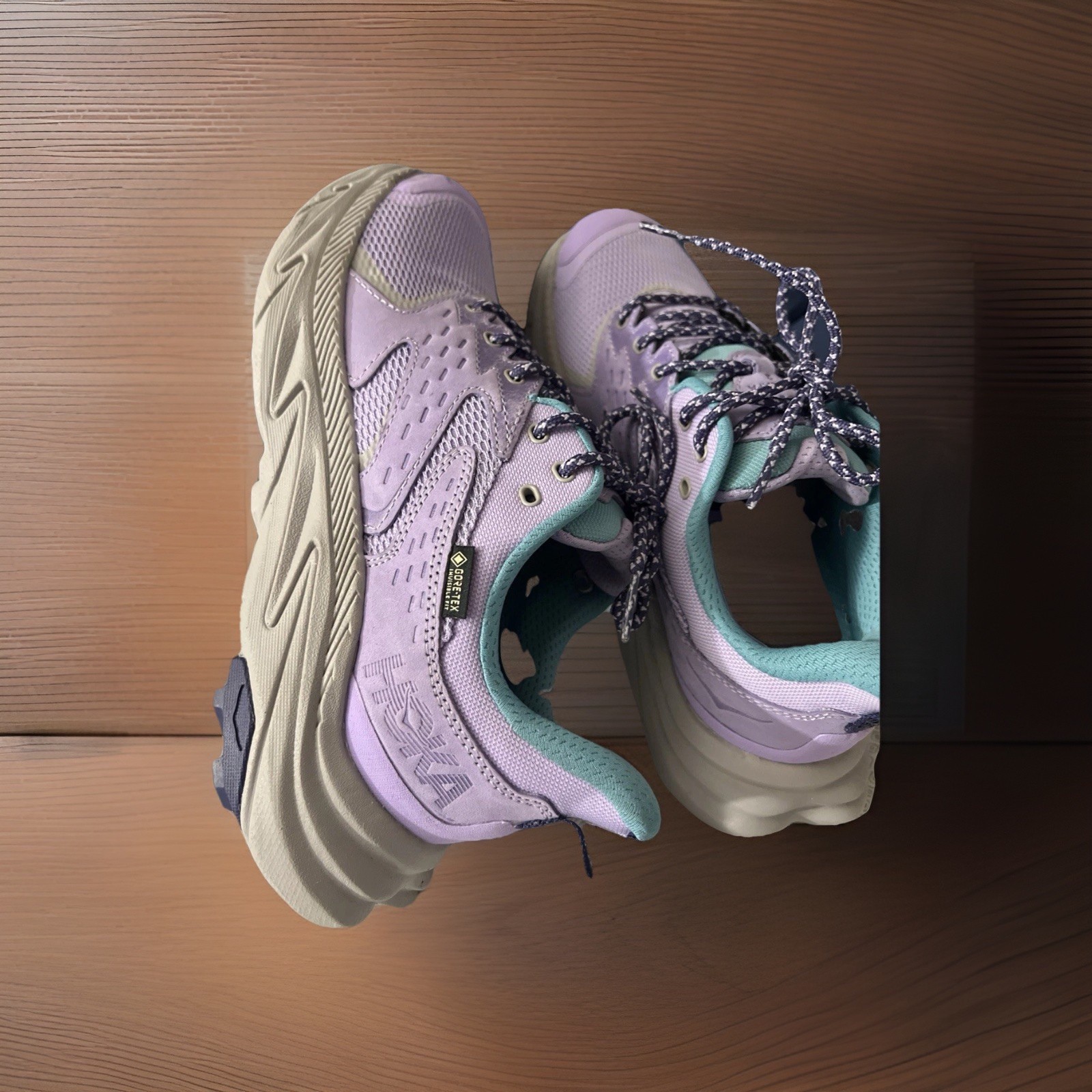 Zapatos de senderismo Hoka Anacapa 2 Mid GTX púrpura talla 7MD para hombre