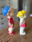 2 Vintage Squeaks Toys Unknown Girl And Edward Mobley Boy Great Condition HTF — photo 2
