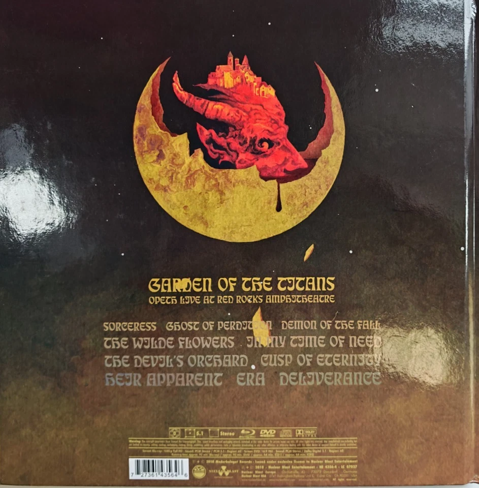 Opeth Garden Of The Titans Opeth Live At Red Rocks Amphitheatre CD Blu-Ray DVD - Image 3 of 4