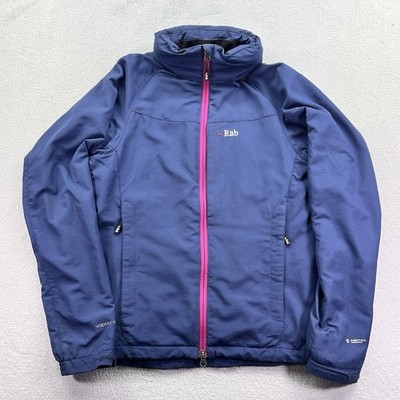 RAB Jacke Damen Small UK10 blau Vapour-Rise Windbreaker Pertex Equilibrium