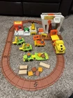VTG Fisher Price Little People Lift & Load Railroad & Lumberyard w/ Train Access
