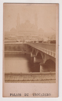 Tirage Albumine Original Nice – Vue Du Paillon, Carte De Visite C.1875