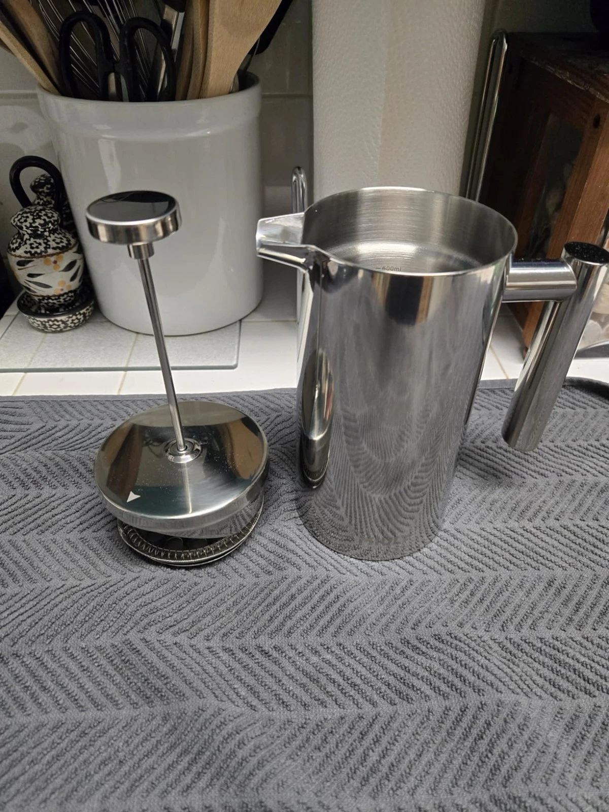 French Press Coffee Maker Double Insulated Premium 304 Stainless Steel Coffee Ma