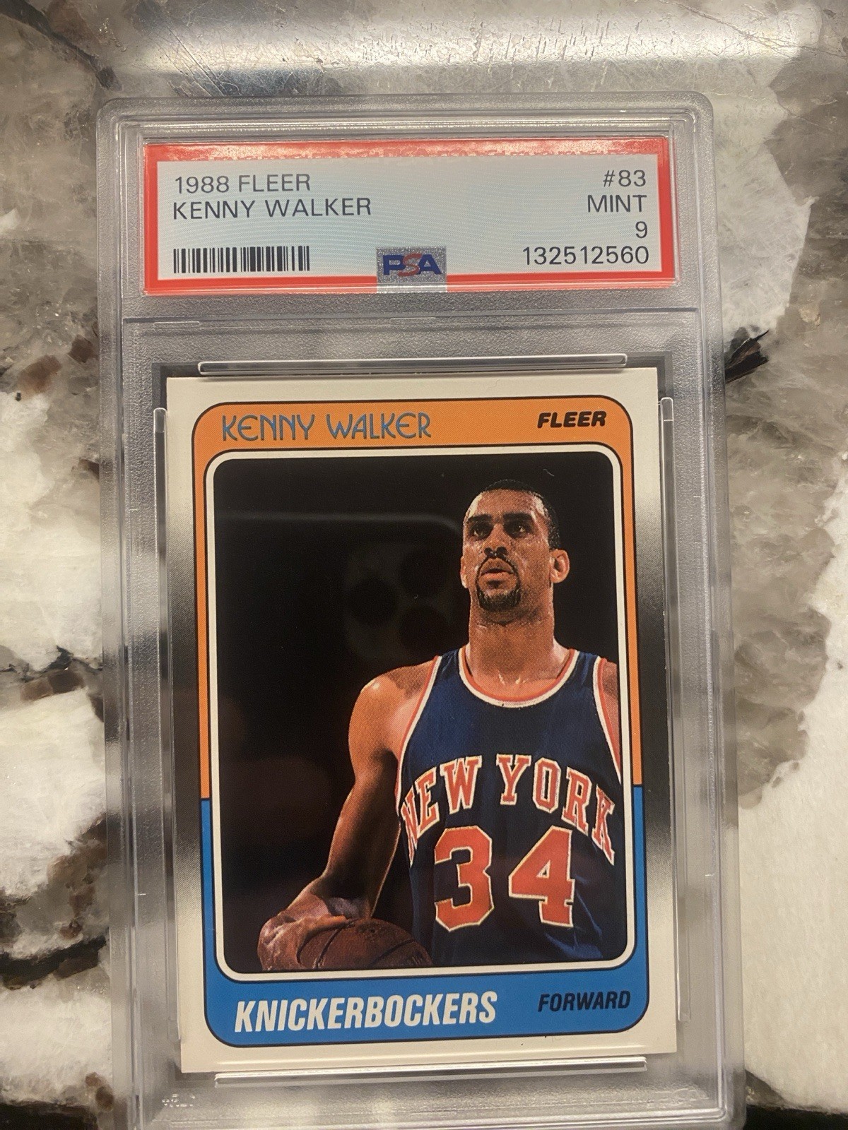 1988 Fleer #83 Kenny Walker PSA 9