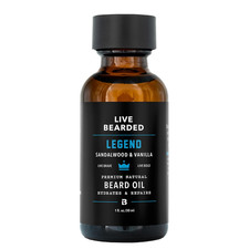 Beard Oil, 1 Fl Oz - Premium All-Natural Jojoba - Made in the USA - Hair and Ski