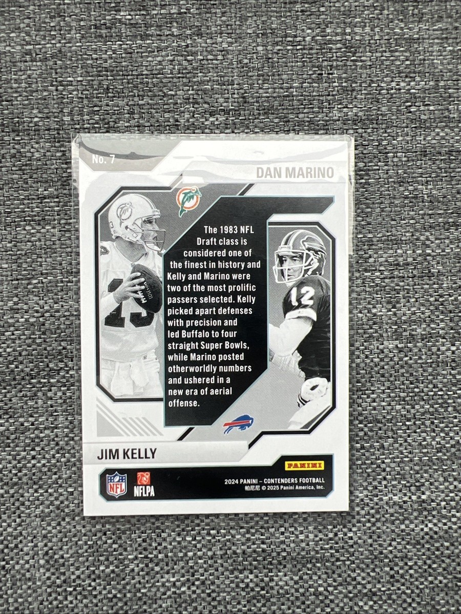 2024 Panini Contenders Dan Marino/Jim Kelly Historic Draft Class