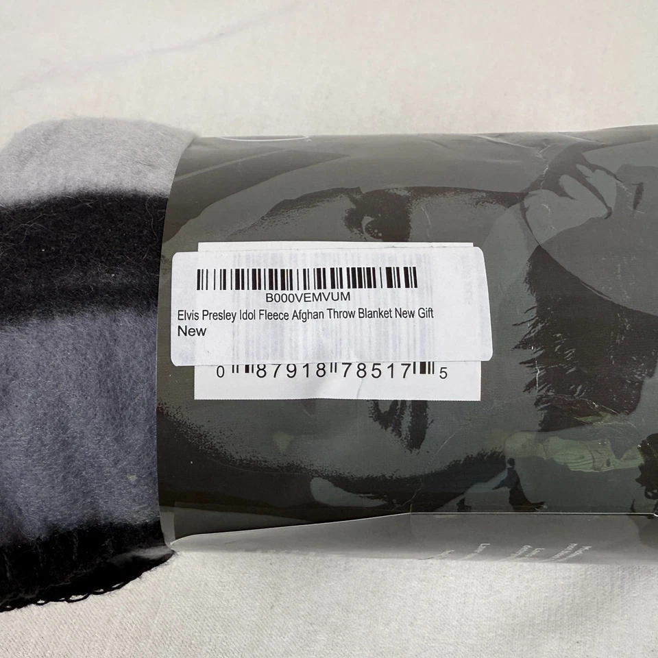 Manta afgana polar Elvis Presley Idol 50" x 60" Foto 3 de 4